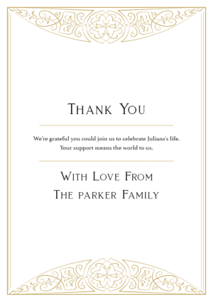 funeral thank you card template