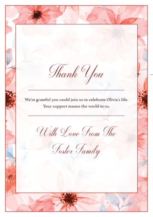 funeral thank you card template