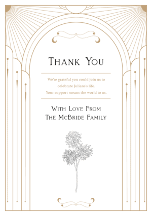 funeral thank you card template