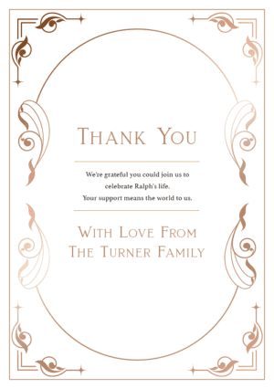 funeral thank you card template