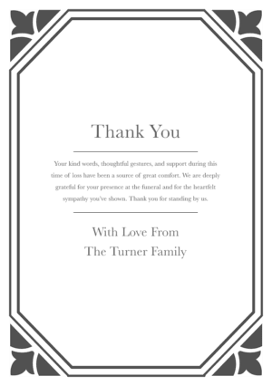 funeral thank you card template