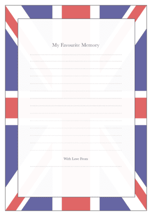 funeral share a memory card template