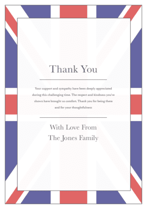 funeral thank you card template