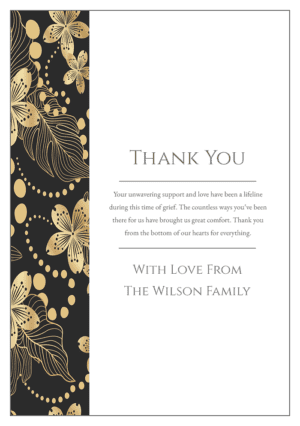 funeral thank you card template